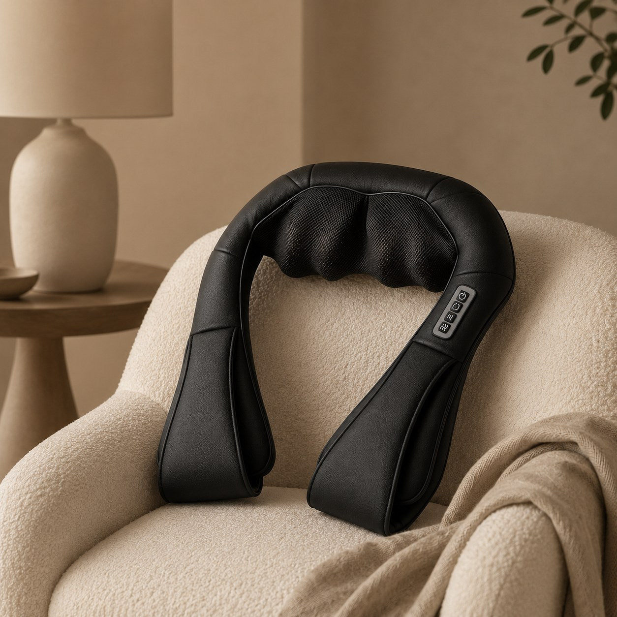 Massager op fauteuil, sfeer