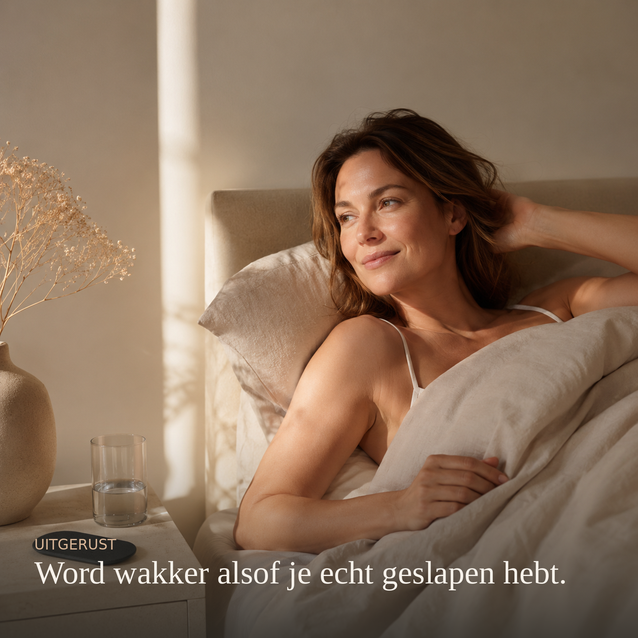 Uitgerust wakker worden met een frisse mond